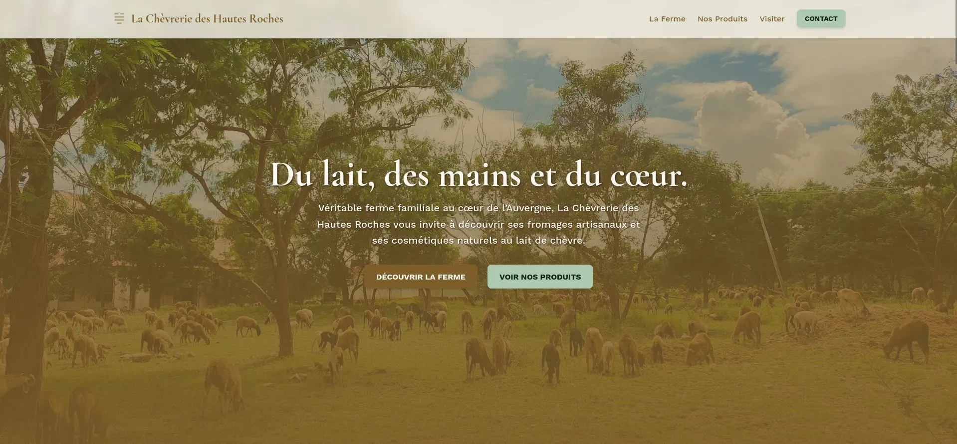 Screenshot du projet Chevrerie